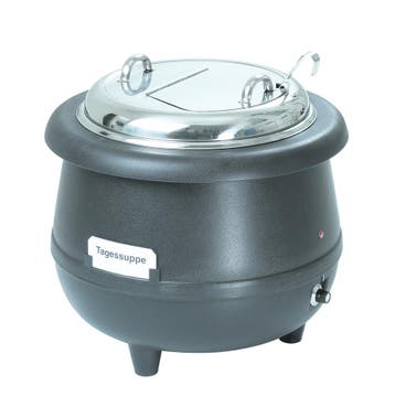 Soeppan | Gourmet | Zwart | 10L | 230V | 390x390x380(h)mm, Verzenden, Nieuw in verpakking