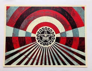Shepard Fairey (OBEY) (1970) - Tunnel Vision (Blue)