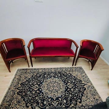 Thonet - Josef Hoffmann, Marcel Kammerer - Fauteuil (3) -, Antiek en Kunst