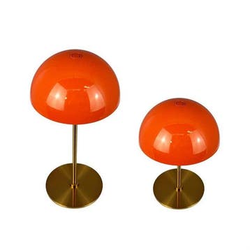 Dyberg Larsen - Tafellamp (2) - Along 2set LED - Oranje &