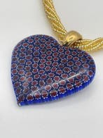 Murano-glas - Ketting met hanger - Murano-glas met murrines
