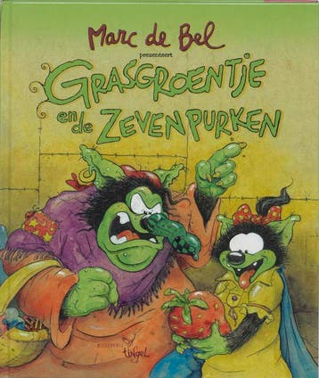 Grasgroentje en de zeven Purken / Boeboeks 9789077060025, Boeken, Verzenden, Gelezen, Marc de Bel