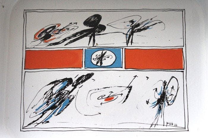 Galleria del Deposito - Achille Perilli (1927-2021) -, Antiek en Kunst, Antiek | Overige Antiek