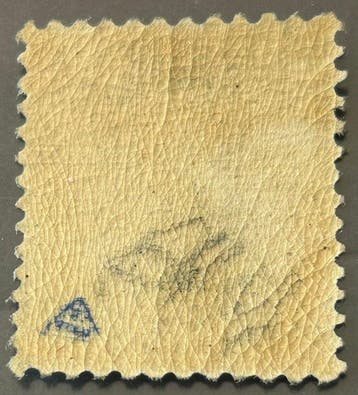 België 1863 - Leopold I - Getande Medaillon 20c Blauw in, Gestempeld