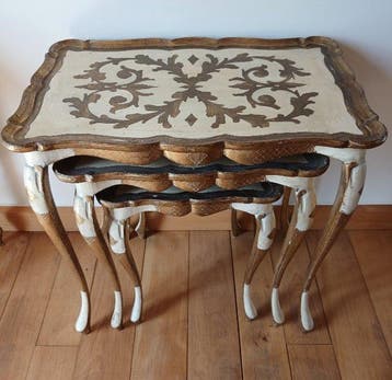Tables gigognes - Bois - Tables gigogues florentines