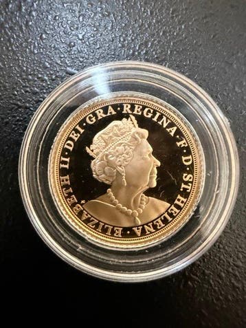 Sint-Helena. Sovereign 2019 - 1/4oz Gold Proof