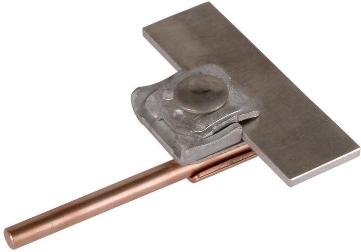 Dehn Bimetallic Saddle Clamp Cu-St Range 0.7-8mm Rd 6-10mm -, Bricolage & Construction, Électricité & Câbles, Envoi