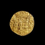 Pays-Bas, Utrecht Gouden Enkele Dukaat 1598 (R1 / Zeldzaam!)