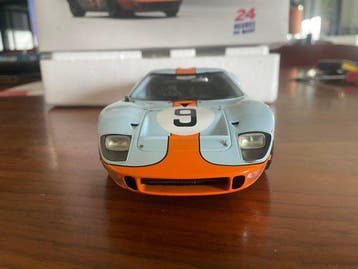 Spark 1:18 - Voiture miniature - Ford GT40 Gulf #9, Hobby & Loisirs créatifs, Voitures miniatures | 1:5 à 1:12