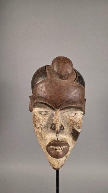 Houten masker - Kongo - DR Congo (Zonder minimumprijs), Antiquités & Art
