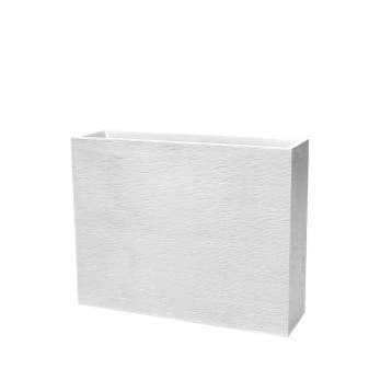 Hoge plantenbak voor buiten en binnen 100 cm | Wit | Ripple, Tuin en Terras, Verzenden, Nieuw