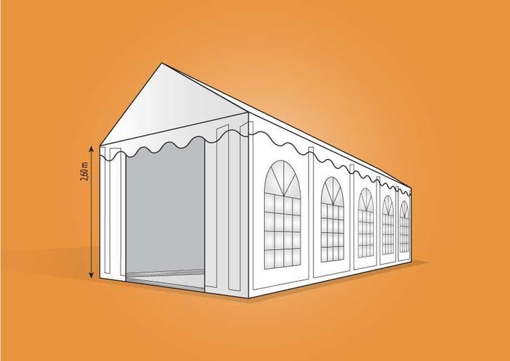 Ambisphere | 3x10m XXL WIT Feesttent-Partytent, Tuin en Terras, Partytenten, Partytent, Nieuw