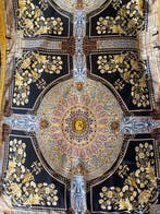 San Leucio - Plaid en cachemire et soie néo-baroque doré -, Huis en Inrichting, Nieuw