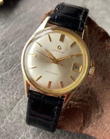 Certina - Ceridate 14K Gold Filled Gold/Steel - Sans prix de, Handtassen en Accessoires, Nieuw