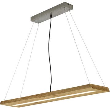 Trion Brida Dimbare LED Hanglamp 27W - Warm Wit 3000K - Hout, Verzenden, Nieuw