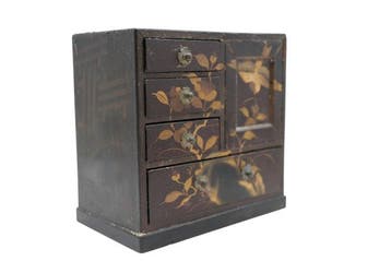 Sieradendoos - Hout - Meiji Taish-lakwerk