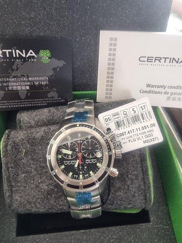 Certina - Ds blue ribbon Diver - Sans prix de réserve -, Nieuw