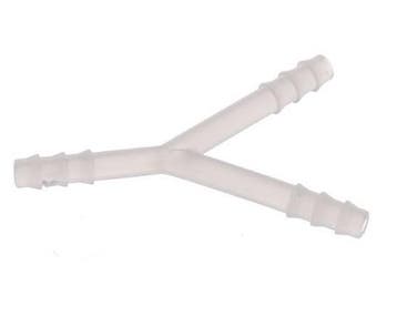 Connecteur de tuyau en Y en PVDF de 4 mm [2 pièces]., Verzenden