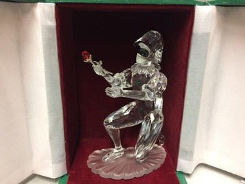Swarovski - Beeld, Harlekijn - jaarstuk 2001 - 13 cm -