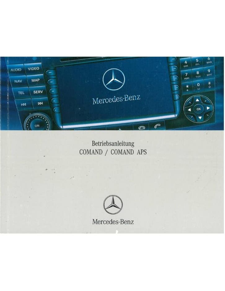 2006 MERCEDES BENZ COMAND APS INSTRUCTIEBOEKJE DUITS, Auto diversen, Handleidingen en Instructieboekjes