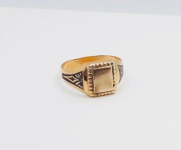 Ring - 19.2 kt. Geel goud, Handtassen en Accessoires, Ringen, Nieuw