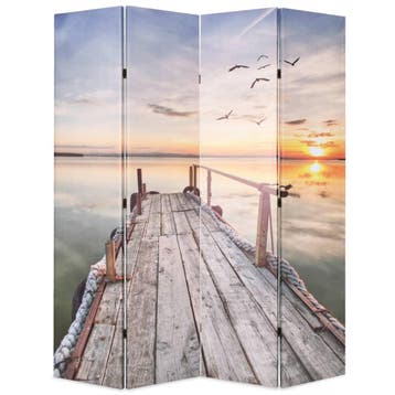 vidaXL Kamerscherm inklapbaar meer 160x170 cm, Verzenden, Nieuw