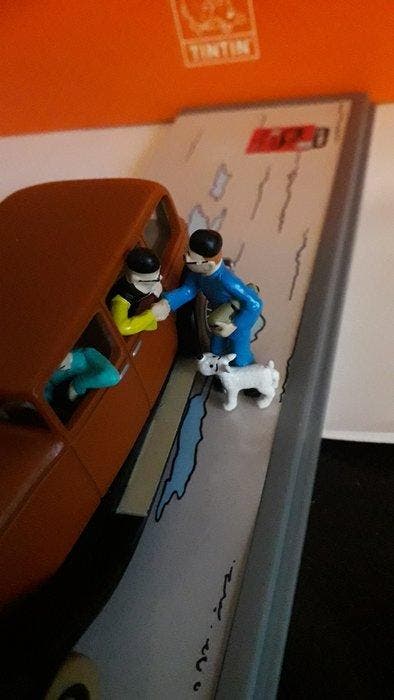 Tintin Hergé Moulinsart Voiture de Wang Jen-Ghié (Lotus, Boeken, Strips | Comics
