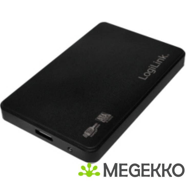 LogiLink UA0256 2.5  SATA behuizing USB zwart, Computers en Software, Computerbehuizingen, Nieuw, Verzenden