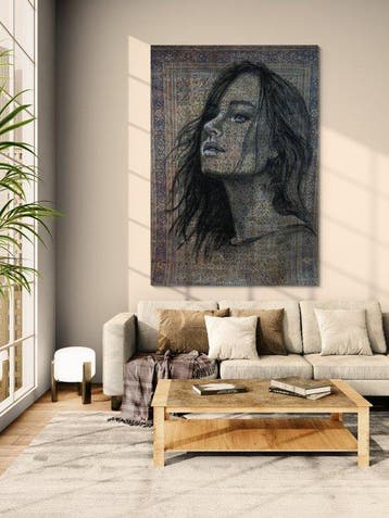 Jacqueline Klein Breteler - “Embracing life.”-painting on a, Antiek en Kunst