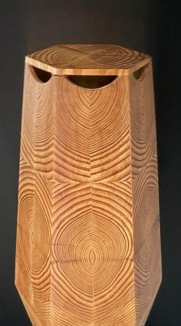 Lampadaire - Fusée - Bois