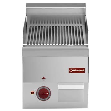 Bak-/Grillplaat | PRO 600 | Elektrisch | Gegroefd Oppervlak, Verzenden