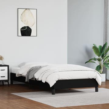 vidaXL Bedframe kunstleer zwart 80x200 cm, Verzenden, Nieuw