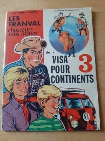 Les Franval T2 + T3 + T6 - 3x B - 3 Album - Eerste druk -, Nieuw
