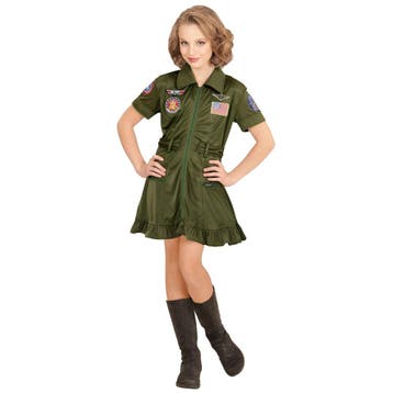 Piloot Jurk Groen Meisje, Verzenden, Nieuw
