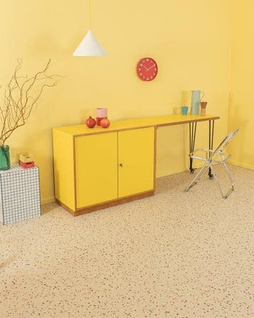 WK Möbel - Bureau - Chêne - Bureau des années 1960