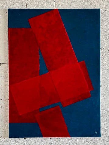 Valérie Bernier - RUE DE BERCY - 70x50cm, Antiek en Kunst, Kunst | Schilderijen | Modern