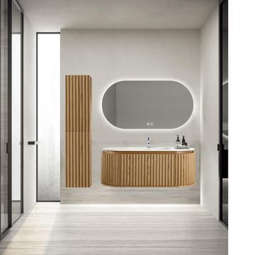 Badkamermeubelset BWS Benthe 1 Lade Greeploos Soft Close, Doe-het-zelf en Bouw, Ophalen of Verzenden, Nieuw, Bad