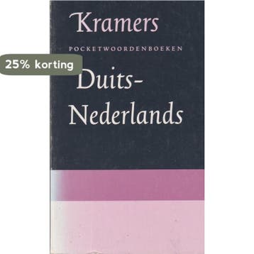 Kramers pocketwoordenboek Duits-Nederlands 9789010059529, Boeken, Gelezen, Verzenden, Nederlands, De lexicografische staf van Kramers woordenboeken
