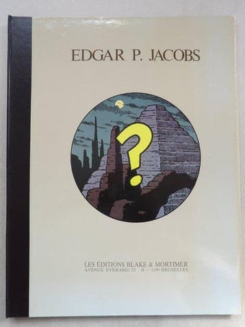Edgar P. Jacobs - portfolio - Blake en Mortimer - luxe map, Nieuw