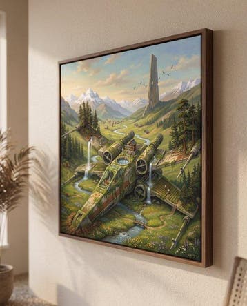 MEDSAN - Overgrown X-Wing (X) - UNIQUE WORK