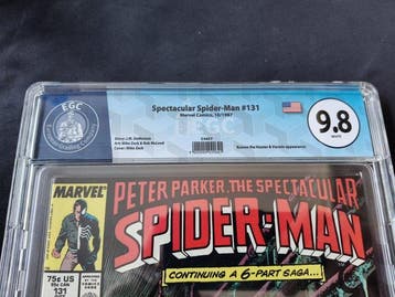 Spectacular Spider-Man #131 - EGC 9.8 - Kravens Last Hunt,
