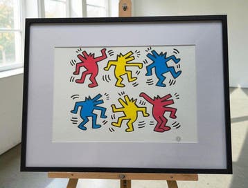 Keith Haring (1958-1990) - Dancing dogs (KH foundation)