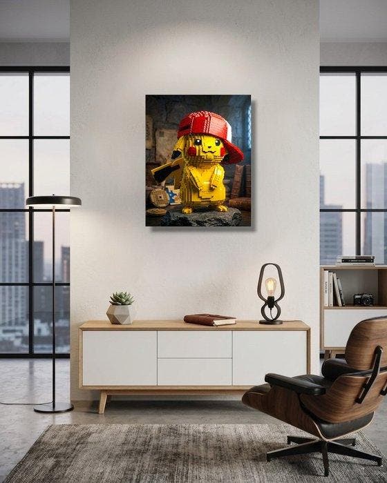 Makayhos - [Canvas] Pikachu Brick – Adventure Mode, Enfants & Bébés, Jouets | Duplo & Lego
