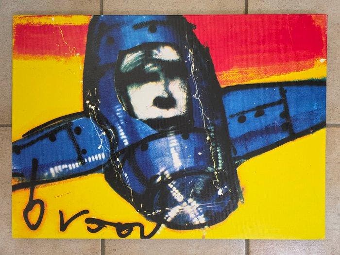 Herman Brood (1946-2001) - Vliegtuig, Antiek en Kunst, Antiek | Overige Antiek