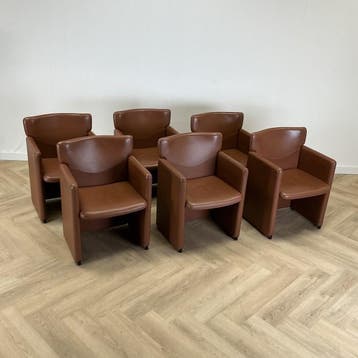 Complete set 6 stuks Design PS148-fauteuil, Centro Progetti