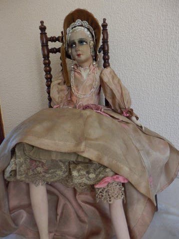 French Poupée Boudoir 1920 - Pop - Frankrijk