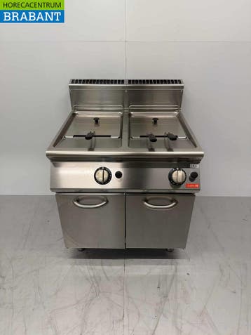 Friteuse double Gastro M en acier inoxydable 2 x 13 litres, Verzenden