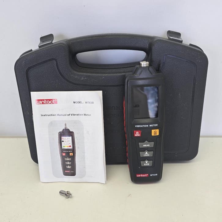 Wintact WT63B LCD Digitale Trillingsmeter | Nette Staat, Bricolage & Construction, Instruments de mesure, Enlèvement ou Envoi