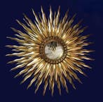 António Entalhador - Wandspiegel - Hout - Zonnespiegel