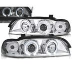 Phares Pour Bmw E39 95-03 Angel Eyes Chromé, Verzenden